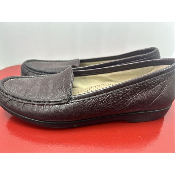 SAS Twin Loafer Womens Size 8 1/2 S Brown Leather Tripad Comfort Soft Step - Picture 2 of 9
